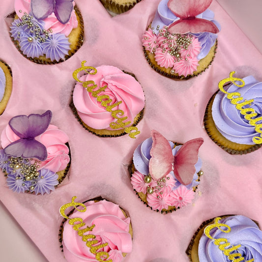 Butterfly Themed Cupcakes