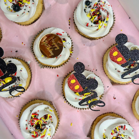 Mickey Mouse Themed Cupcakes