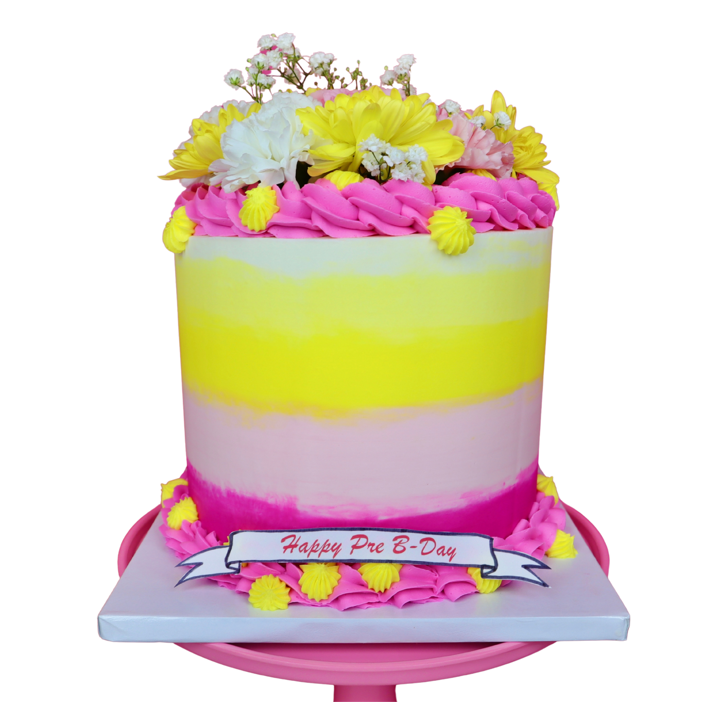 Floral Spring Themed Cake