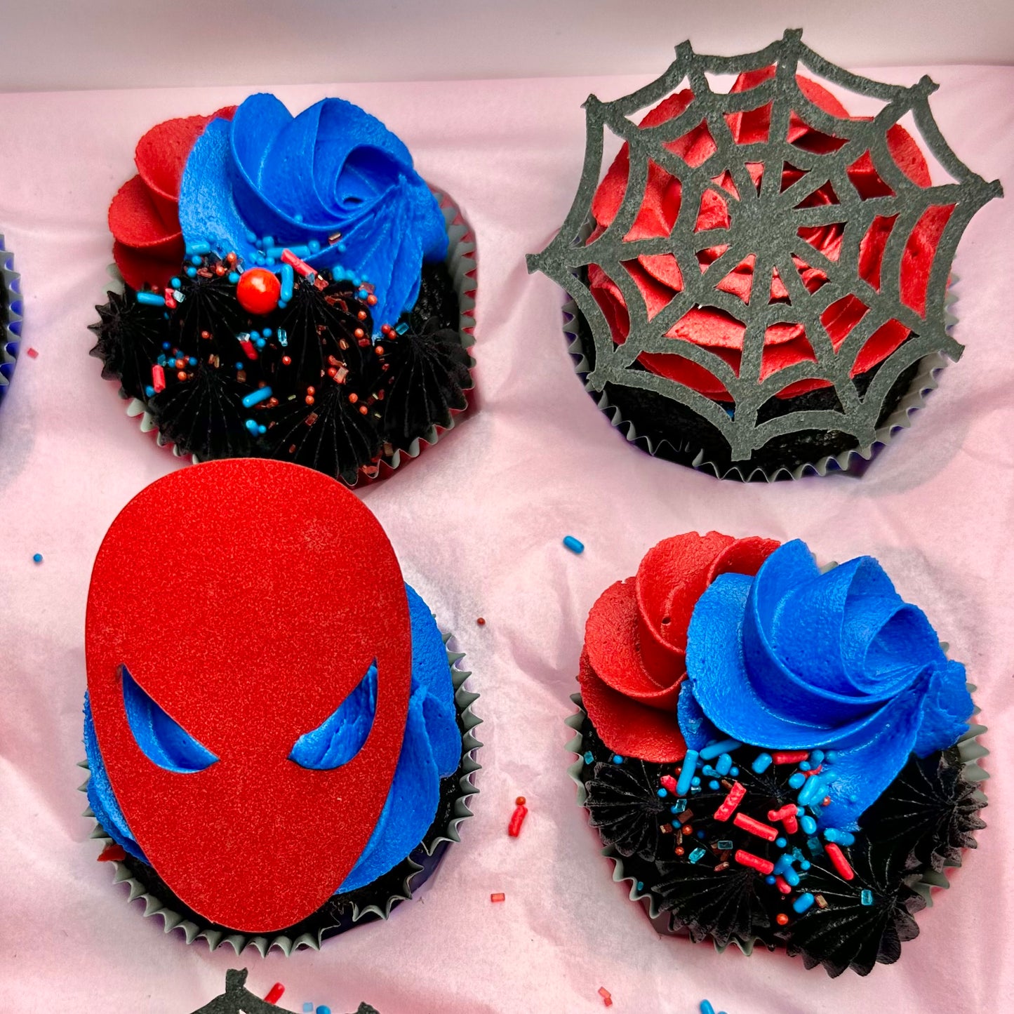 Spider-Man Cupcakes