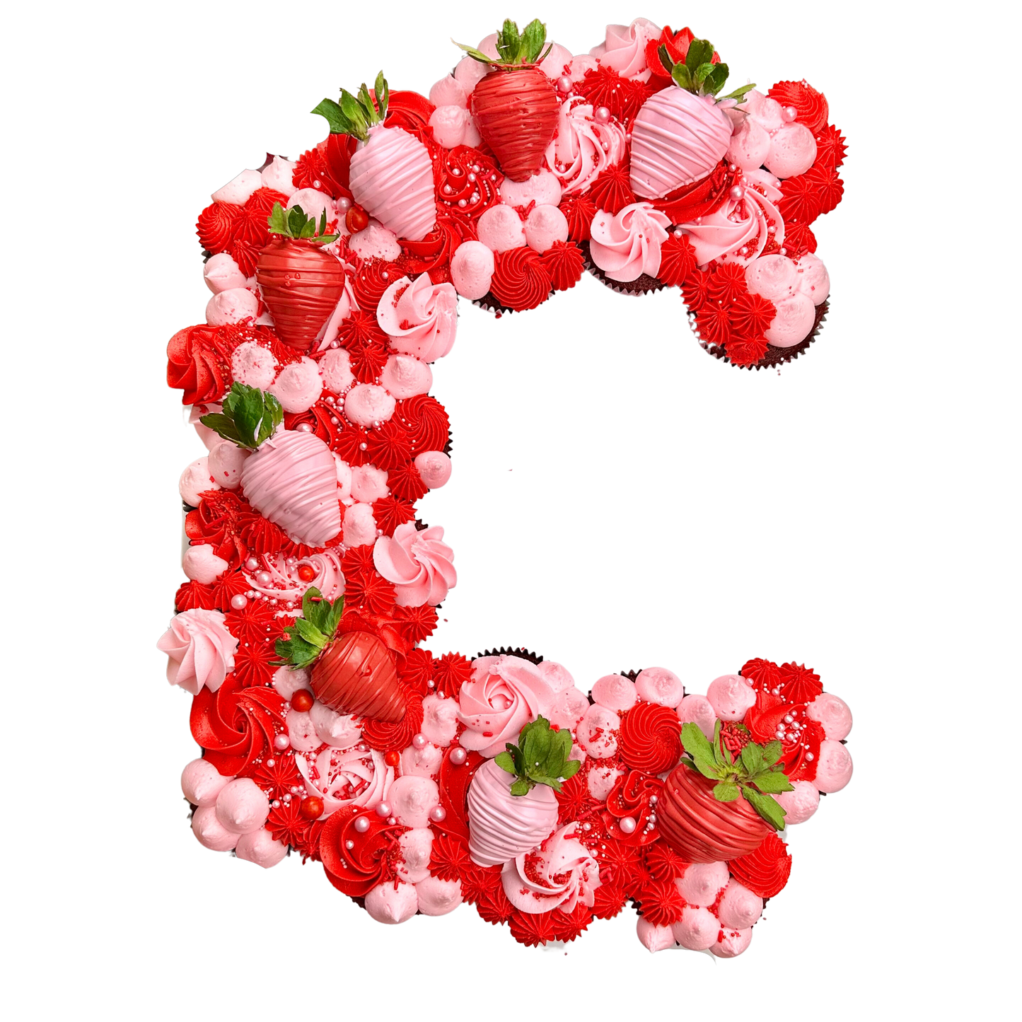 Deluxe Two Dozen Number/Letter Shaped Cupcakes