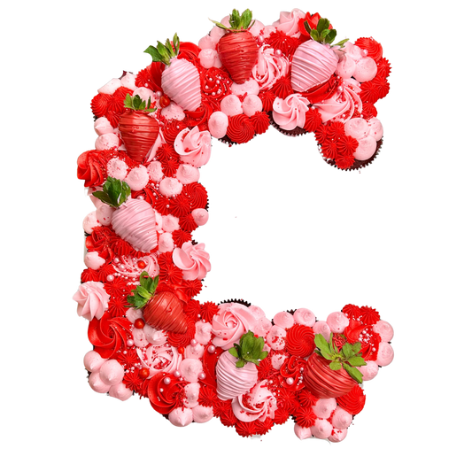 Deluxe Two Dozen Number/Letter Shaped Cupcakes