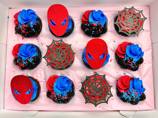 Spider-Man Cupcakes