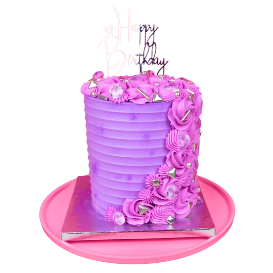 Cascading Rosette Cake