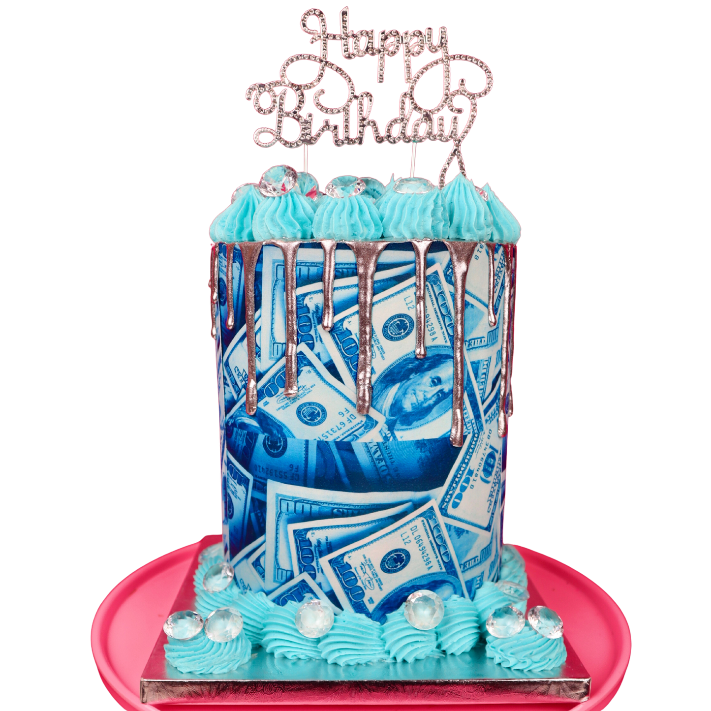 Signature Pink Money Cake/ Blue Money Cake