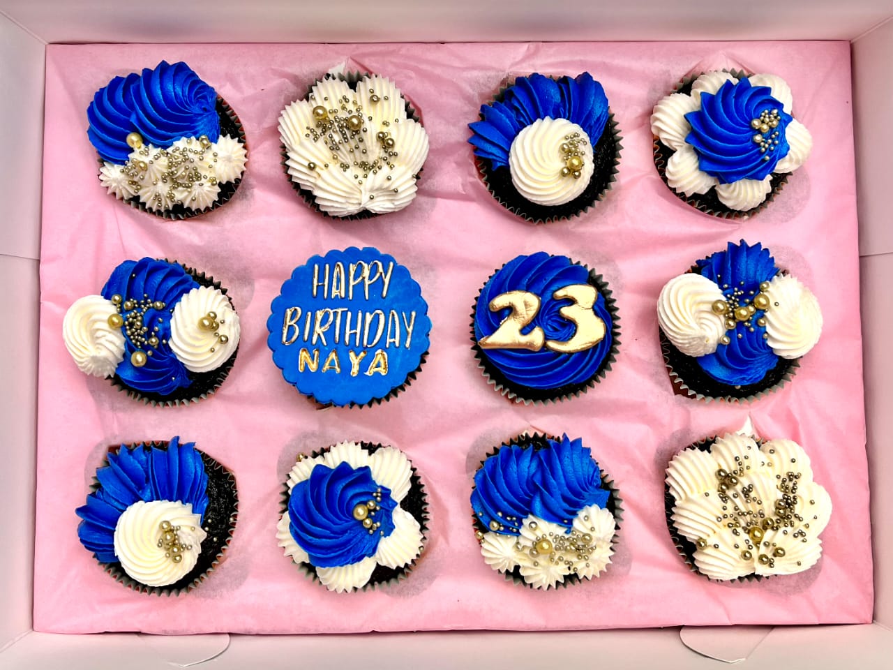 Classic Birthday Cupcakes