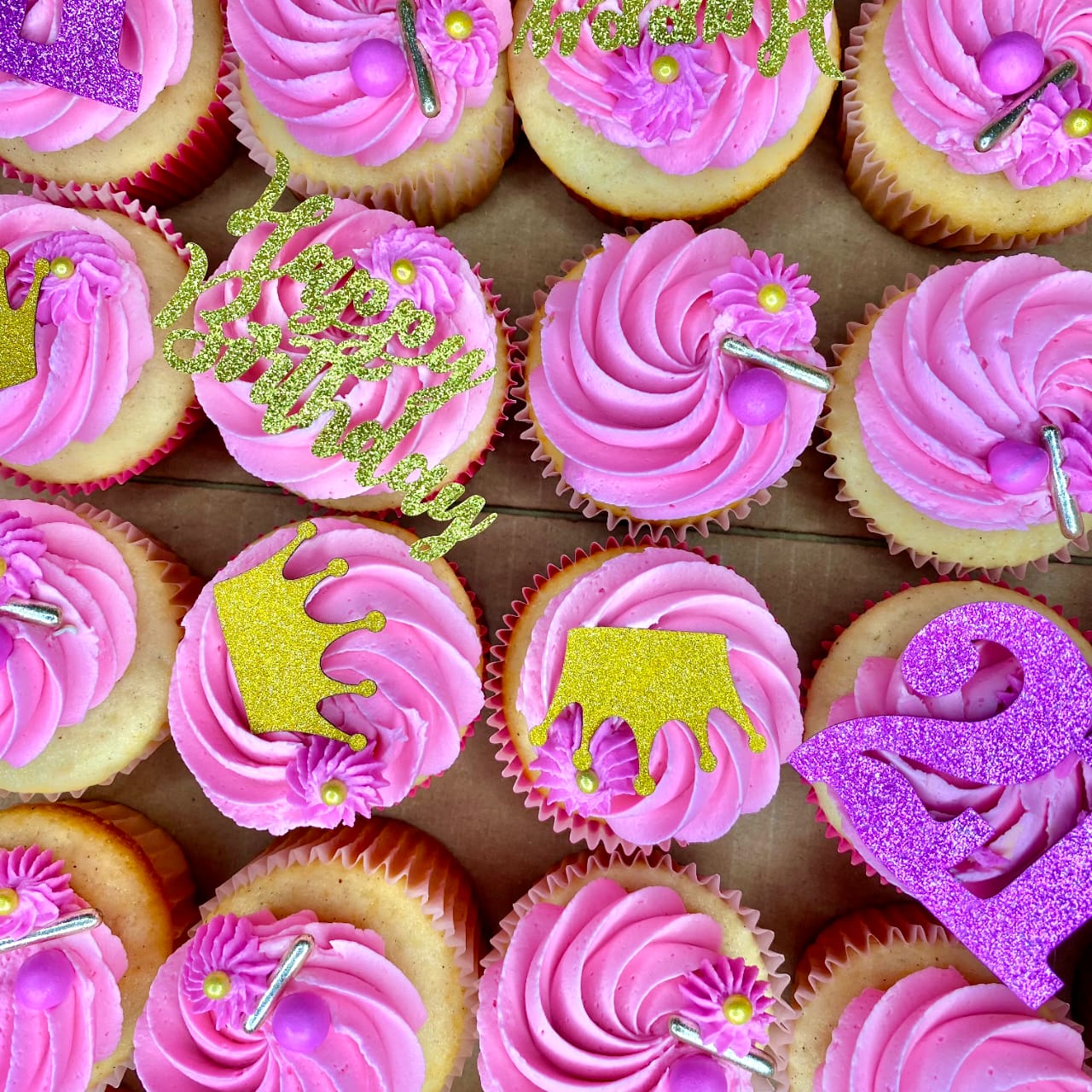 Classic Rossett Cupcakes