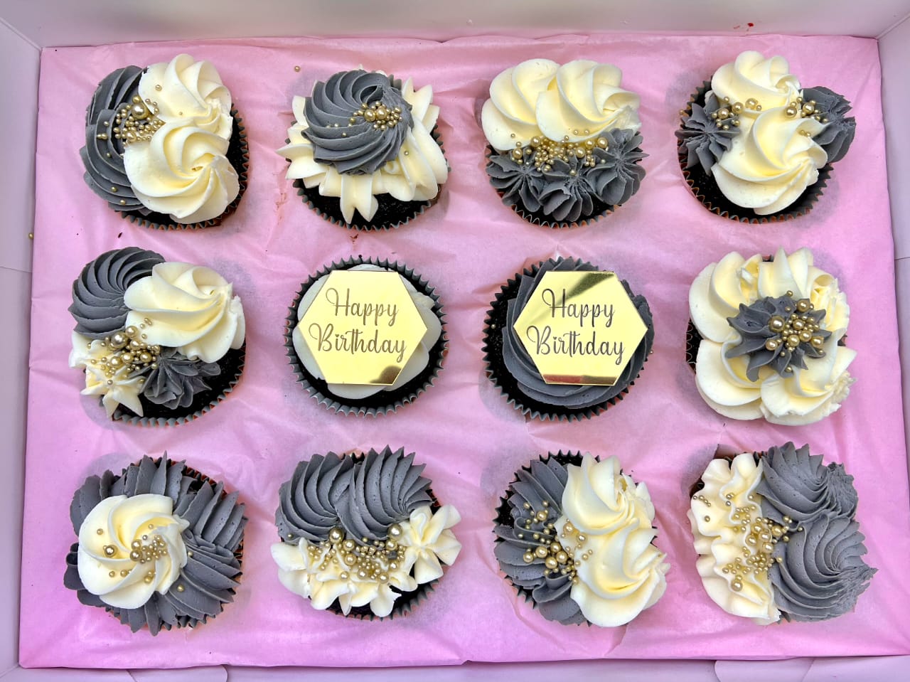 Classic Birthday Cupcakes