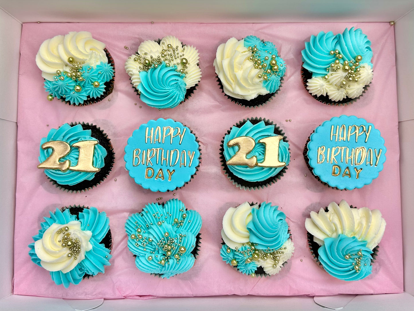 Classic Birthday Cupcakes