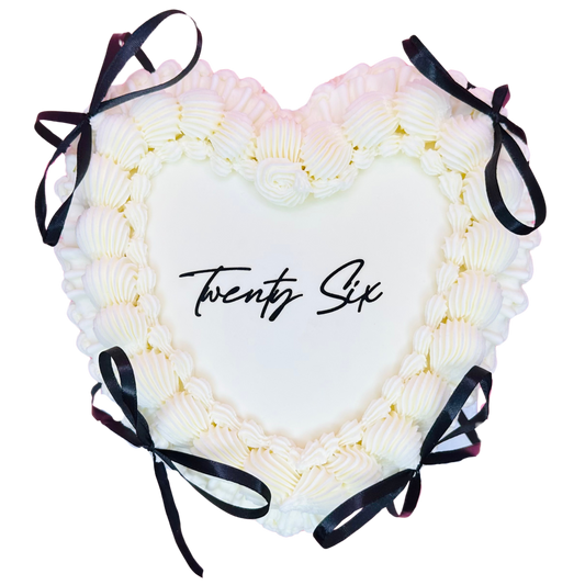 Ribbon Heart Cake
