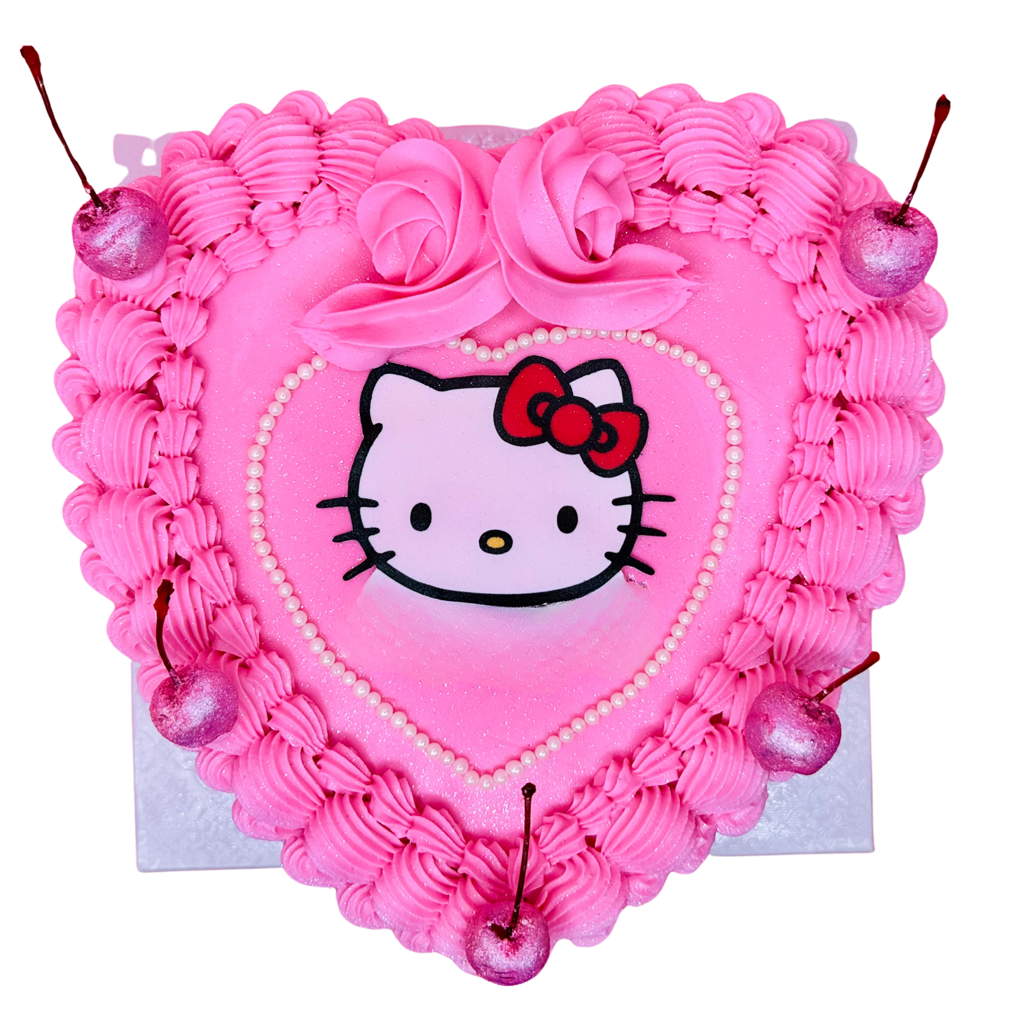 Hello Kitty Heart Cake