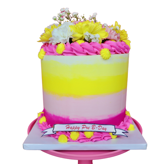 Floral Spring Themed Cake
