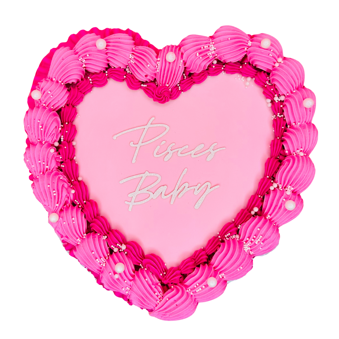 Zodiac Heart Cake