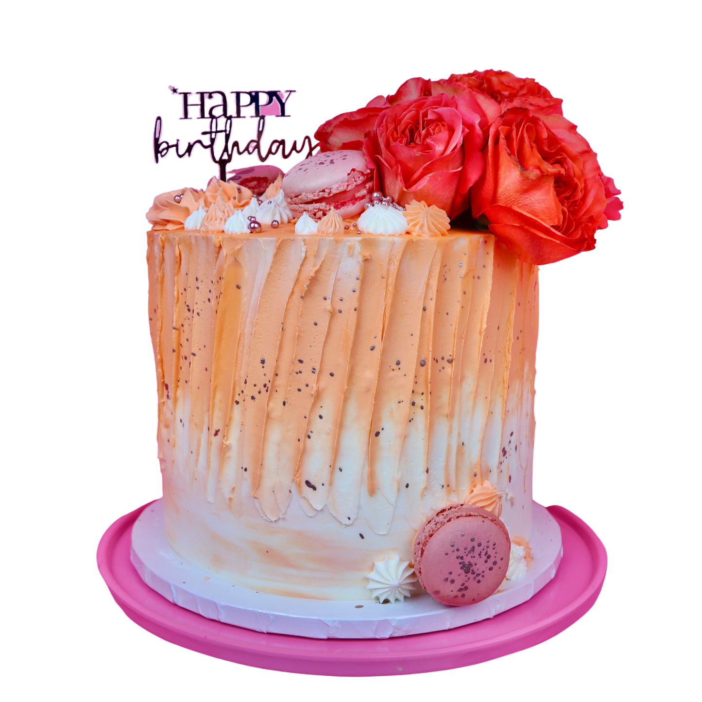Floral Macaroon Cake