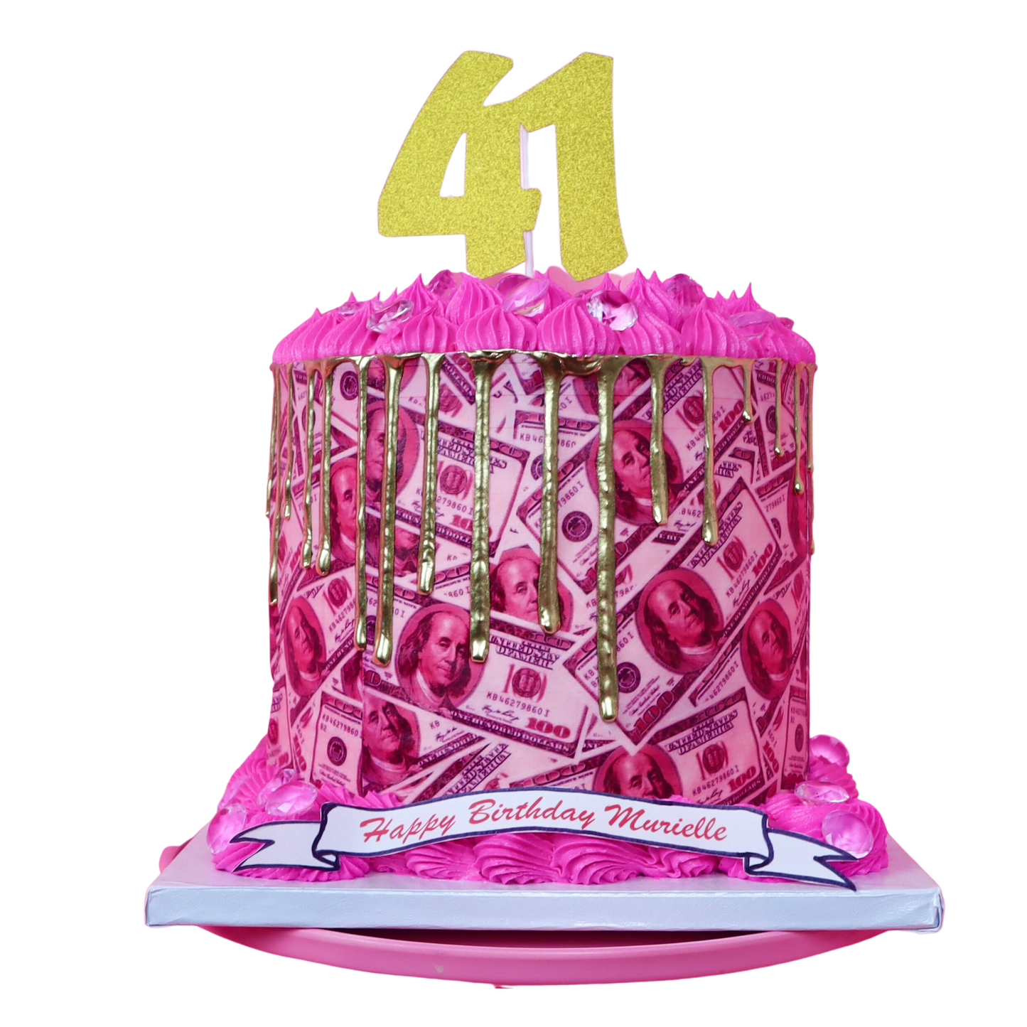 Signature Pink Money Cake/ Blue Money Cake