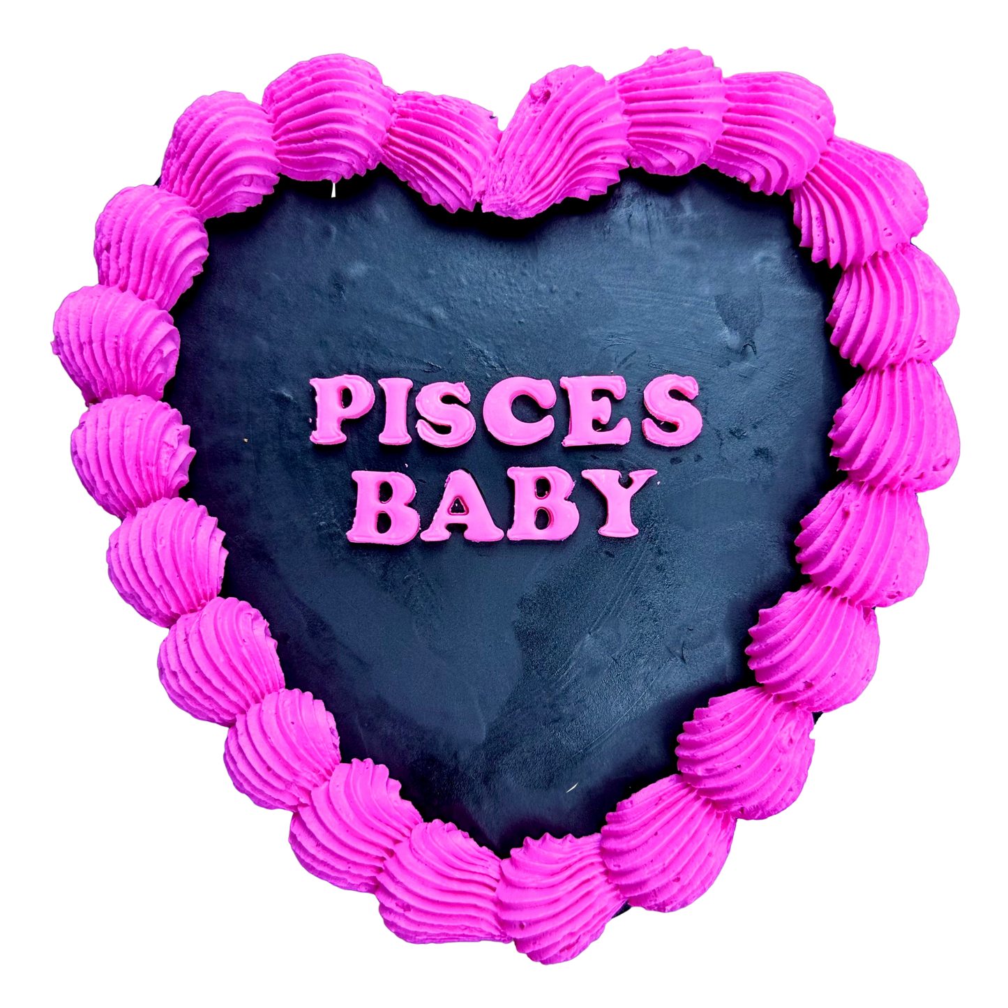 Zodiac Heart Cake