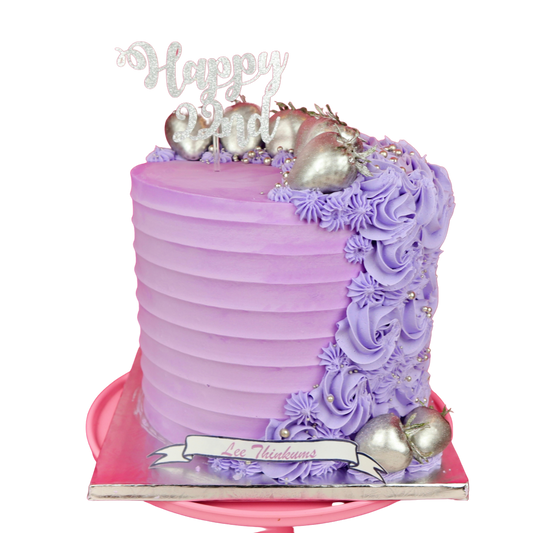Cascading Rosette Cake