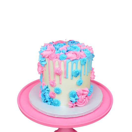 Gender Reveal Cake