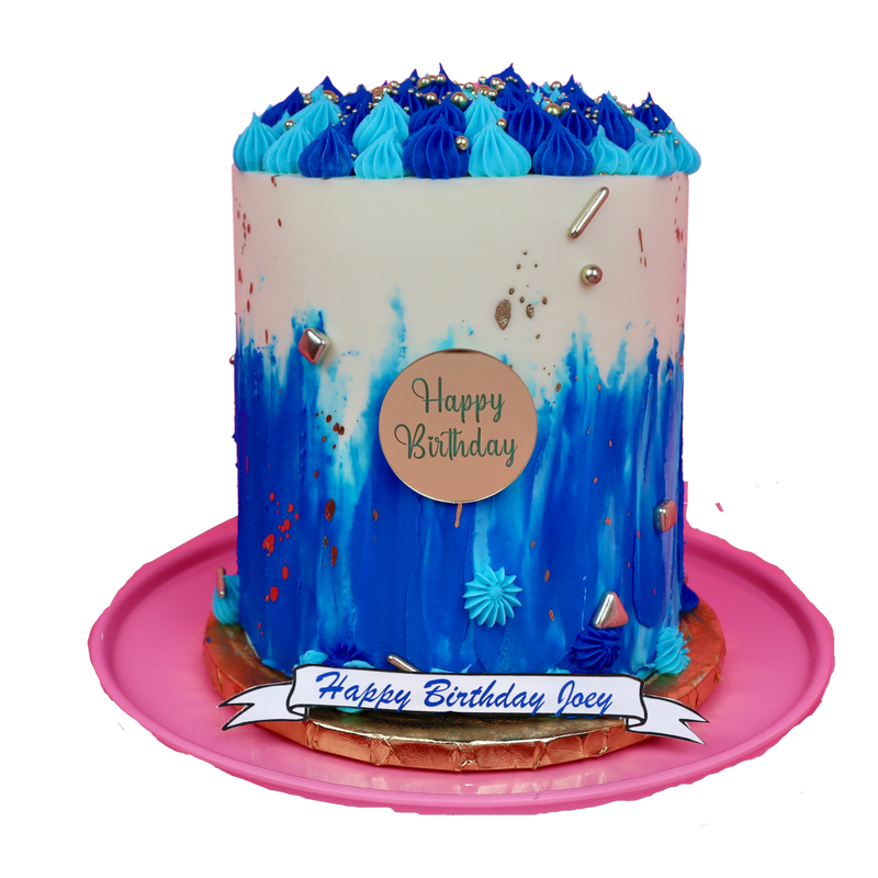 Abstract Color Cake