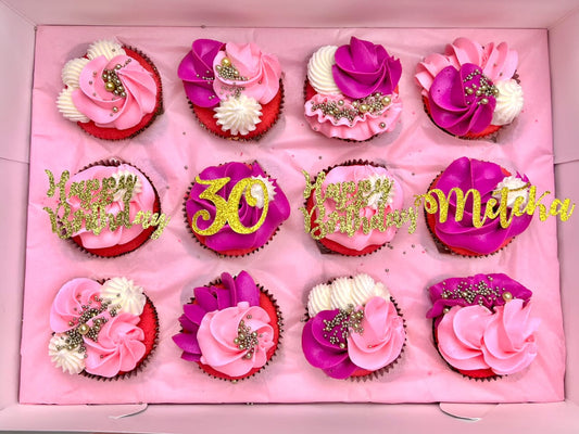 Classic Birthday Cupcakes
